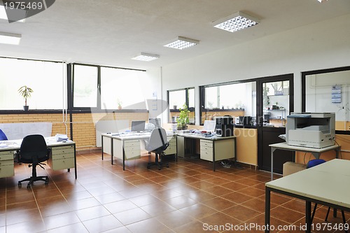 Image of office with computers indoor