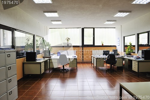 Image of office with computers indoor