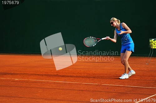 Image of tennis woman