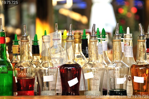 Image of Many bottles of alcohol