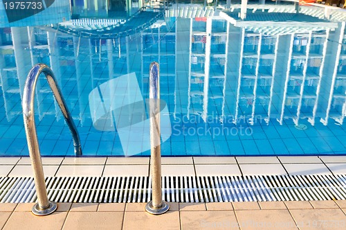 Image of Outdoor pool in nice hotel
