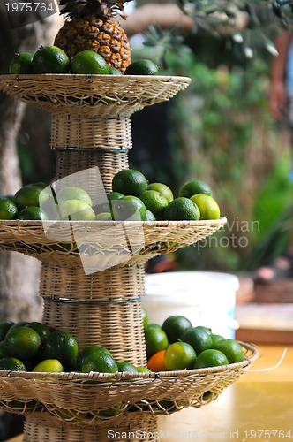 Image of Lemon  decoration on table