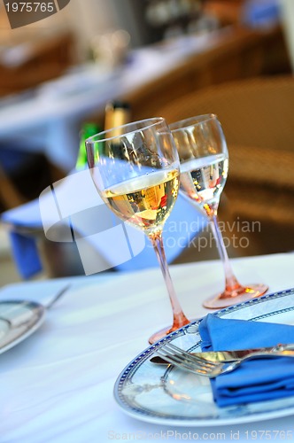 Image of Glass of white wine