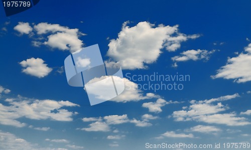 Image of cloudy blue sky