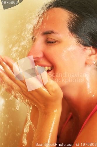 Image of woman shower