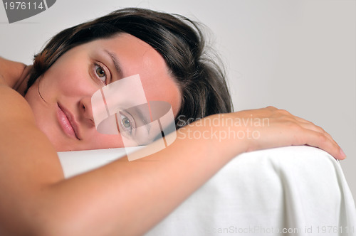 Image of back massage at the spa and wellness center