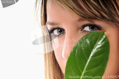 Image of woman isolated