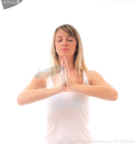 Image of woman yoga