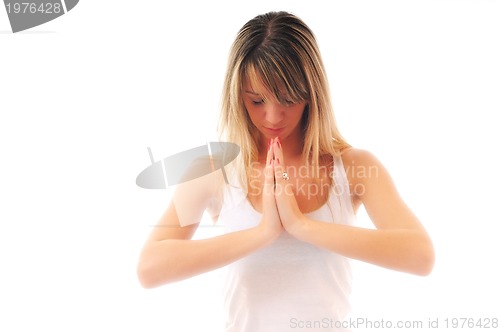 Image of woman yoga
