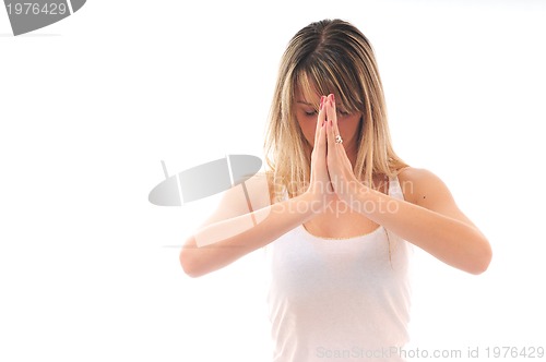 Image of woman yoga