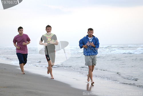 Image of morning jogging with friends