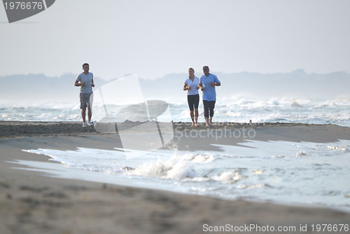 Image of morning jogging with friends