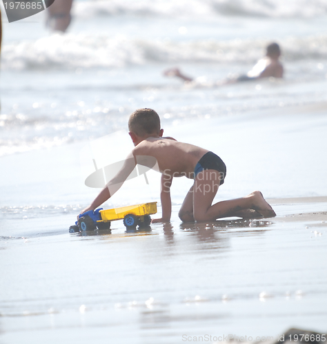 Image of child at the beach