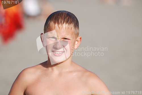 Image of child at the beach