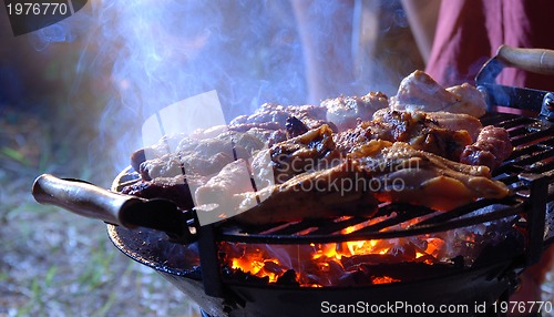 Image of chicken on grill