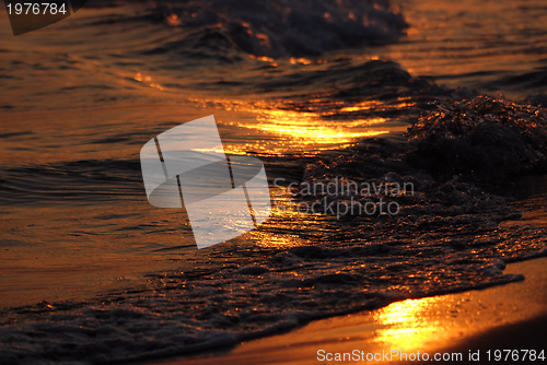 Image of golden wave