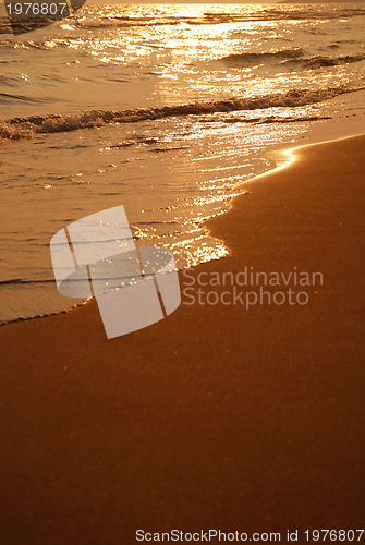 Image of sunset on sea