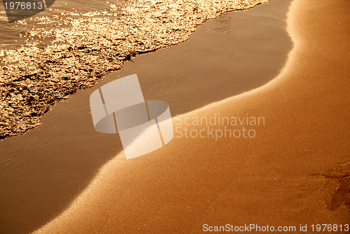 Image of sunset on sea