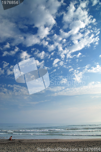 Image of children playing on beach