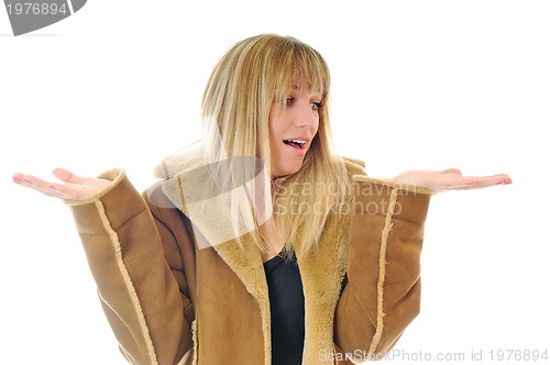 Image of woman winter coat