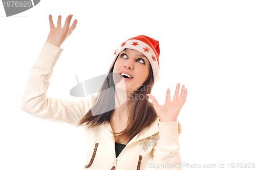 Image of santa girl