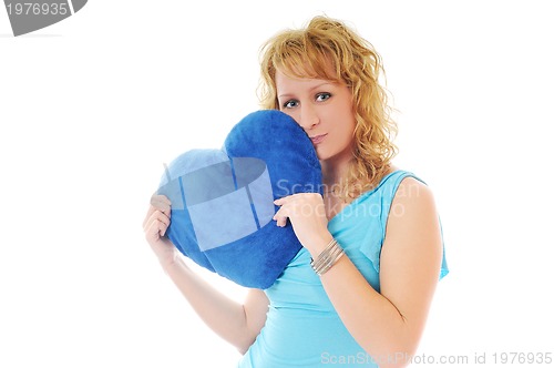 Image of woman heart isolated