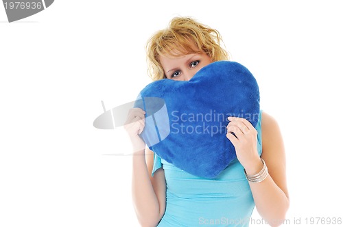 Image of woman heart isolated