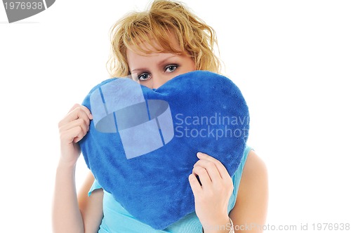 Image of woman heart isolated
