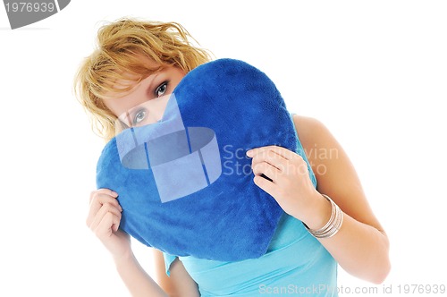 Image of woman heart isolated