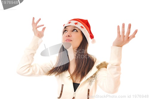 Image of santa girl