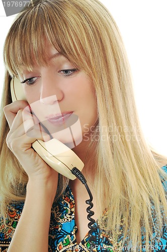 Image of woman phone