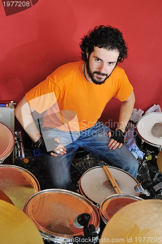 Image of drum music player