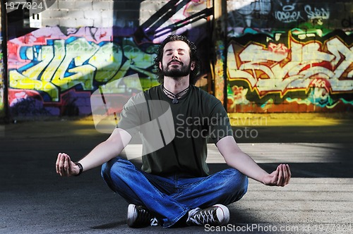 Image of urban yoga