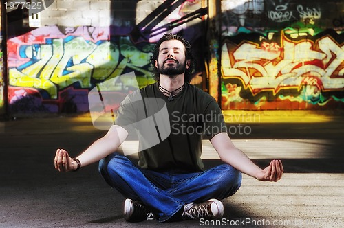 Image of urban yoga