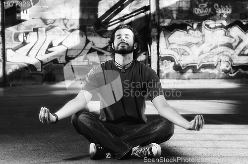 Image of urban yoga