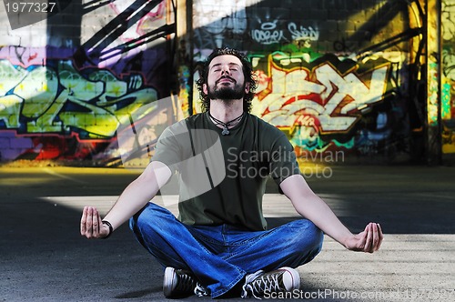 Image of urban yoga