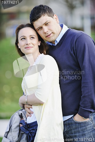 Image of happy couple outdoor