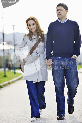 Image of happy couple outdoor