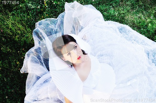 Image of bride outdoor ;)