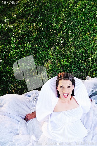 Image of bride outdoor ;)