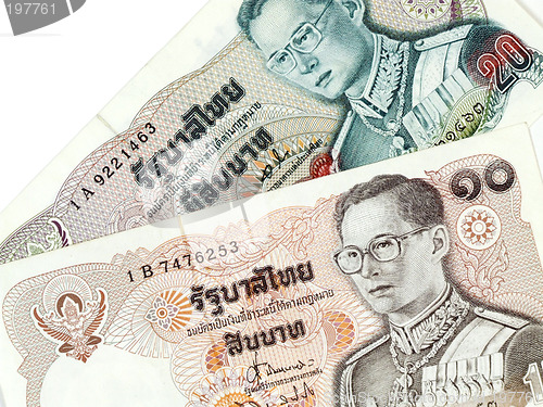 Image of Thai money - Thailand banknotes