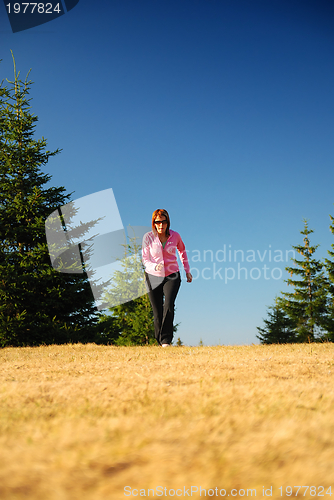 Image of woman running