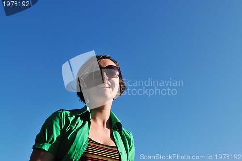 Image of woman fashion jump