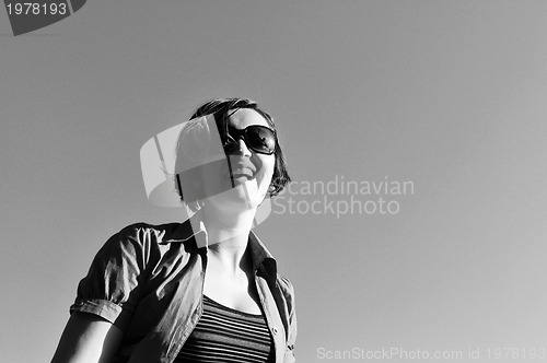 Image of woman fashion jump