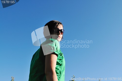 Image of woman fashion jump
