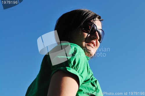 Image of woman fashion jump