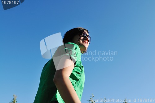 Image of woman fashion jump
