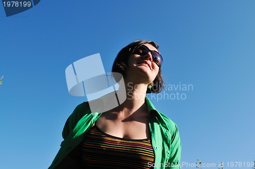 Image of woman fashion jump
