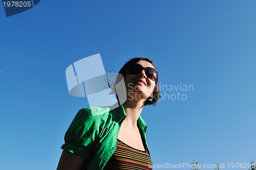 Image of woman fashion jump