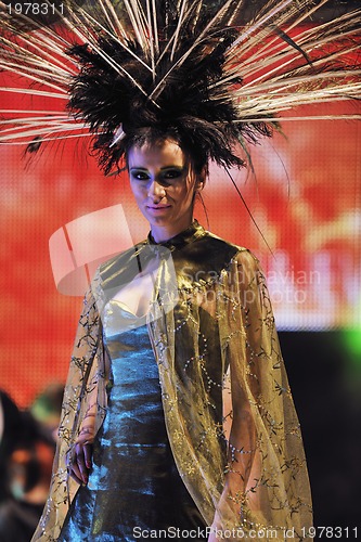 Image of fashion show woman catwalk